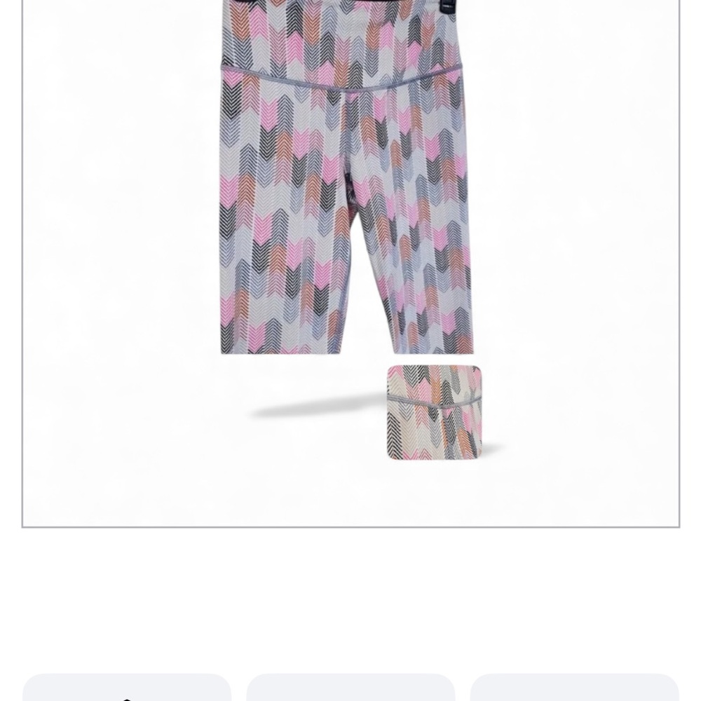 Victoria's Secret Sport Knockout Chevron Arrow Print Leggings. Women’s Medium. - Picture 5 of 10